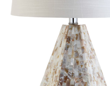 Isabella 21" Seashell LED Table Lamp - JONATHAN Y